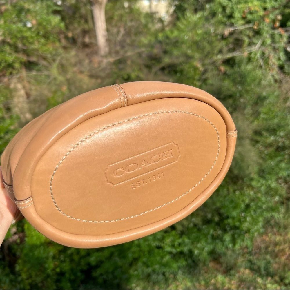 COACH Vintage Y2K Bleecker Duffle Crossbody Shoudler Bag Camel Leather F13353 - Picture 16 of 16